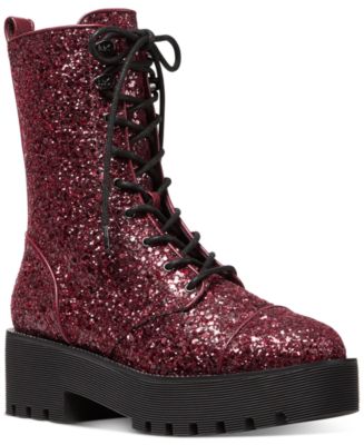 michael kors combat boots macys