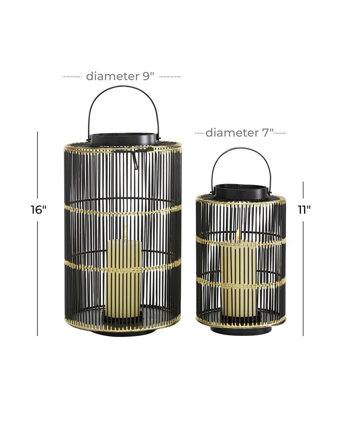 Rosemary Lane Contemporary Lantern, Set of 2 Macy's