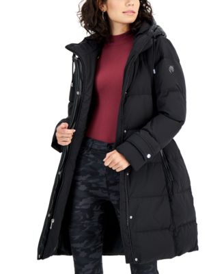 vince camuto black puffer coat