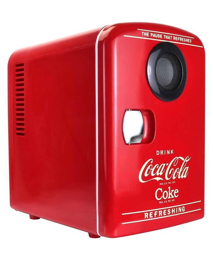 Koolatron Coca-Cola Portable 6 Can Thermoelectric Mini Fridge Cooler ...