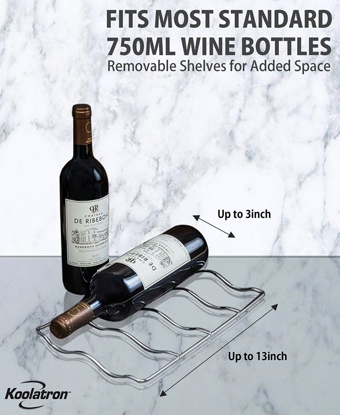 Koolatron Urban Series Deluxe 12 Bottle Wine Cooler with Beech Wood