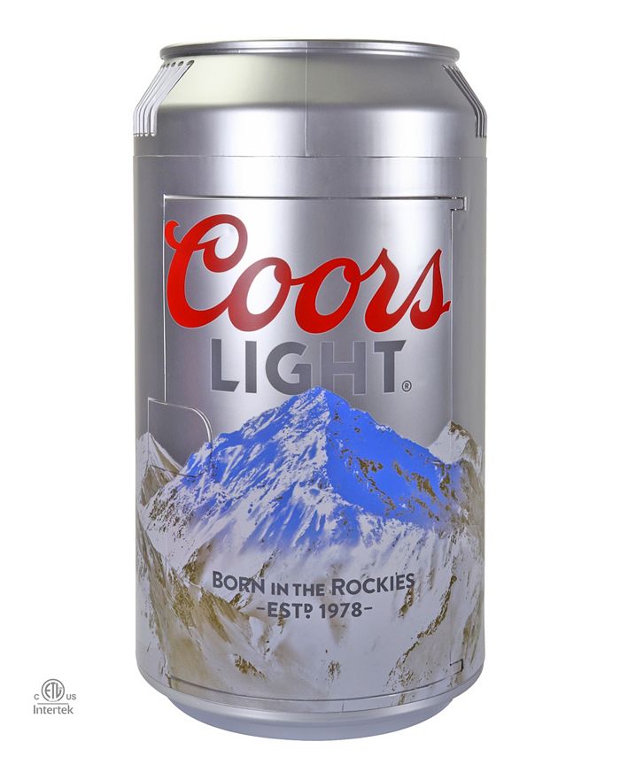 Koolatron Coors Light Rocky Mountain Portable 8 Can Thermoelectric Mini Fridge 5 4 L 5 7 Quarts Capacity 12v Dc 110v Ac Cooler For Home Den Dorm Cottage Cabin Beer Beverages Snacks Skincare Cosmetics Medication