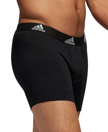 adidas Men\'s Big and Tall Stretch Macy\'s Briefs - Boxer Cotton 3-Pack