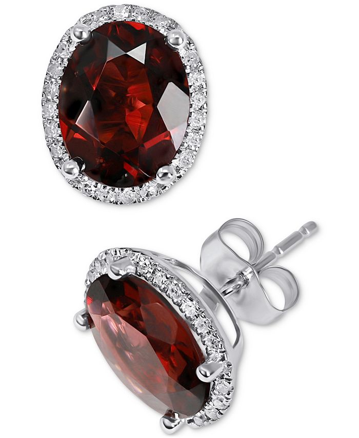 Garnet sales earrings macys