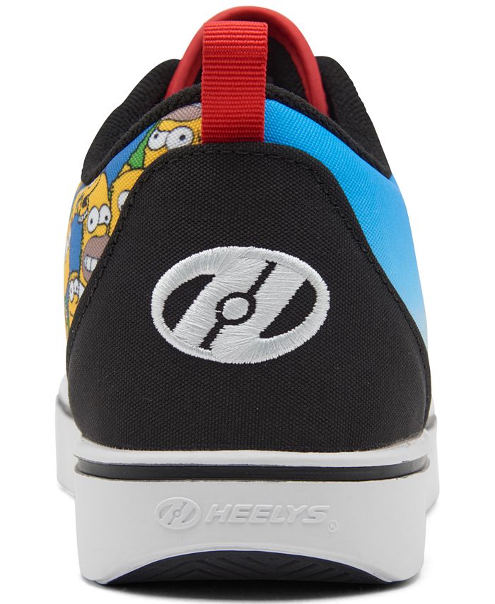 Heelys Big Boys Pro 20 Prints Simpsons Wheeled Skate Casual Sneakers