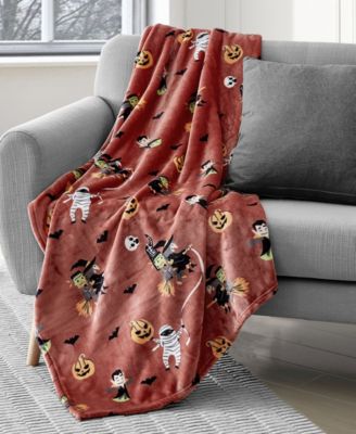 Lacourte - Monster Mash multicolred Plush Throw