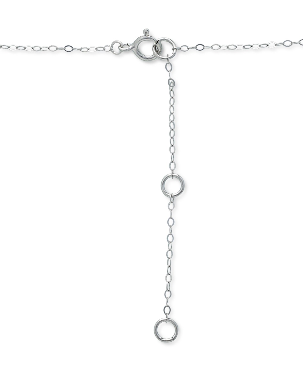 Giani Bernini Imitation Blue Sapphire Cluster Pendant Necklace, 16