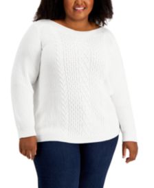 Plus Size Solid Cate Sweater