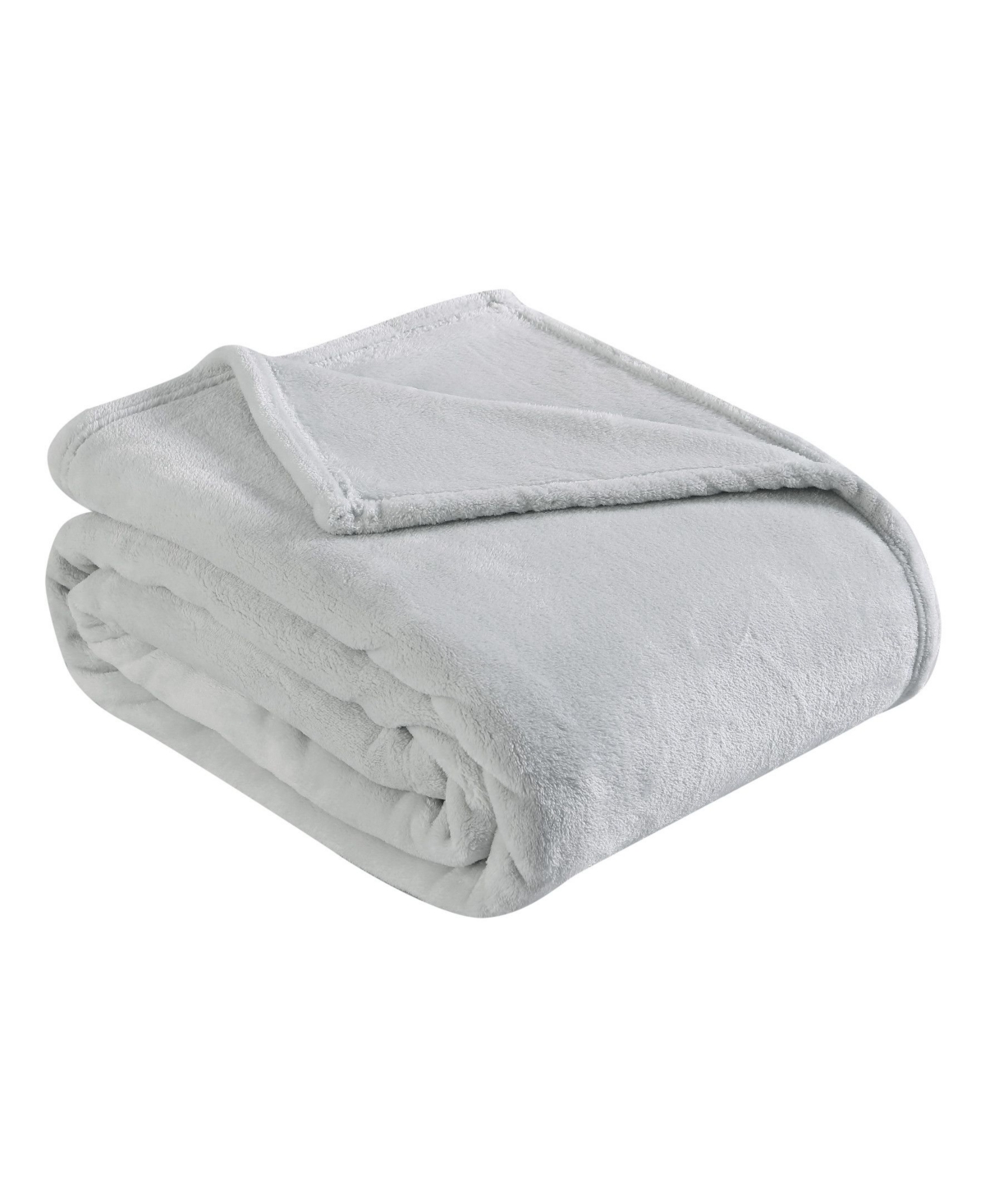 Eddie Bauer Ultra Soft Plush Solid Blanket, Full/queen Bedding In Gray