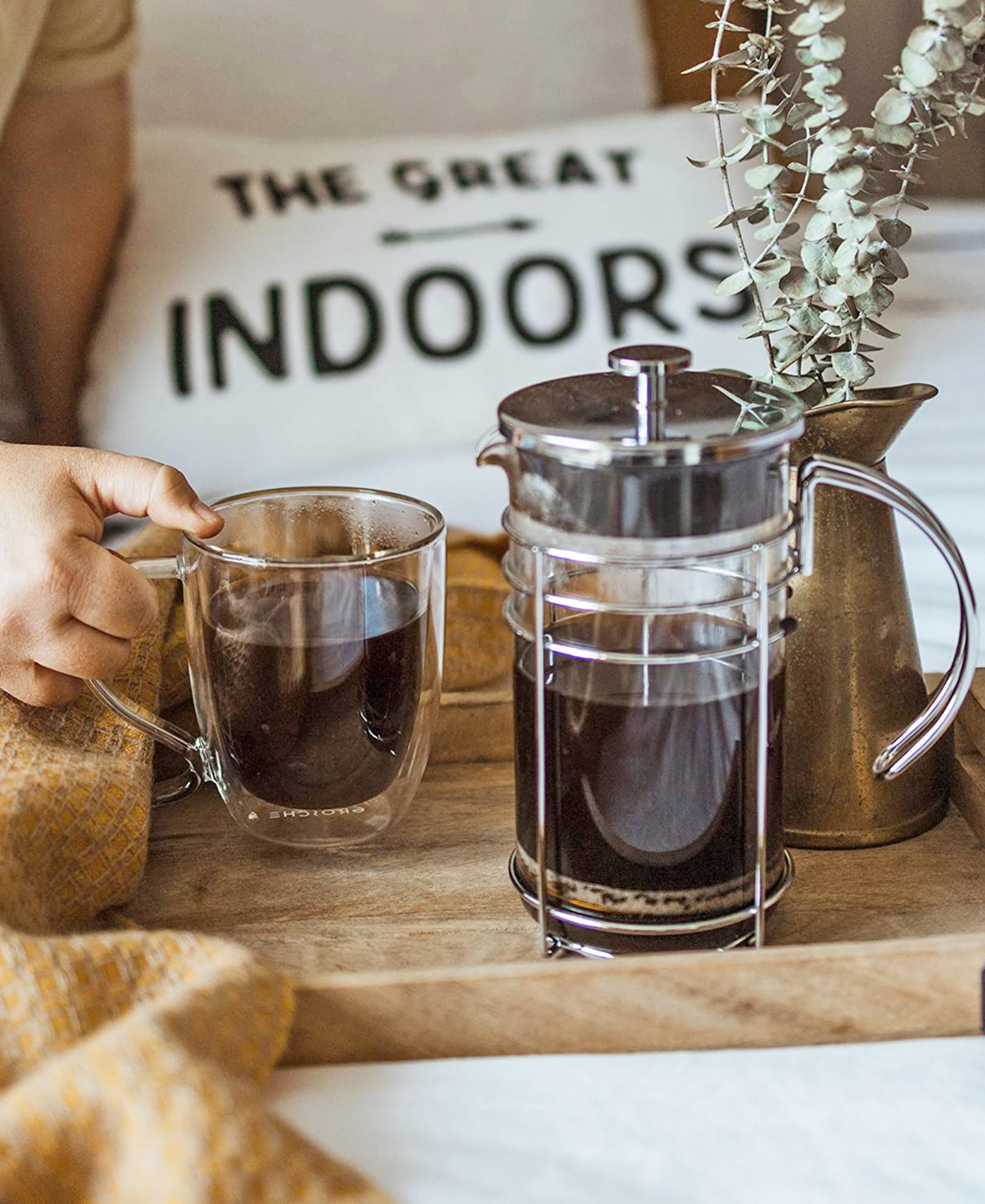 Grosche Madrid Premium French Press Coffee Maker, Tea Press, 51 fl oz Capacity