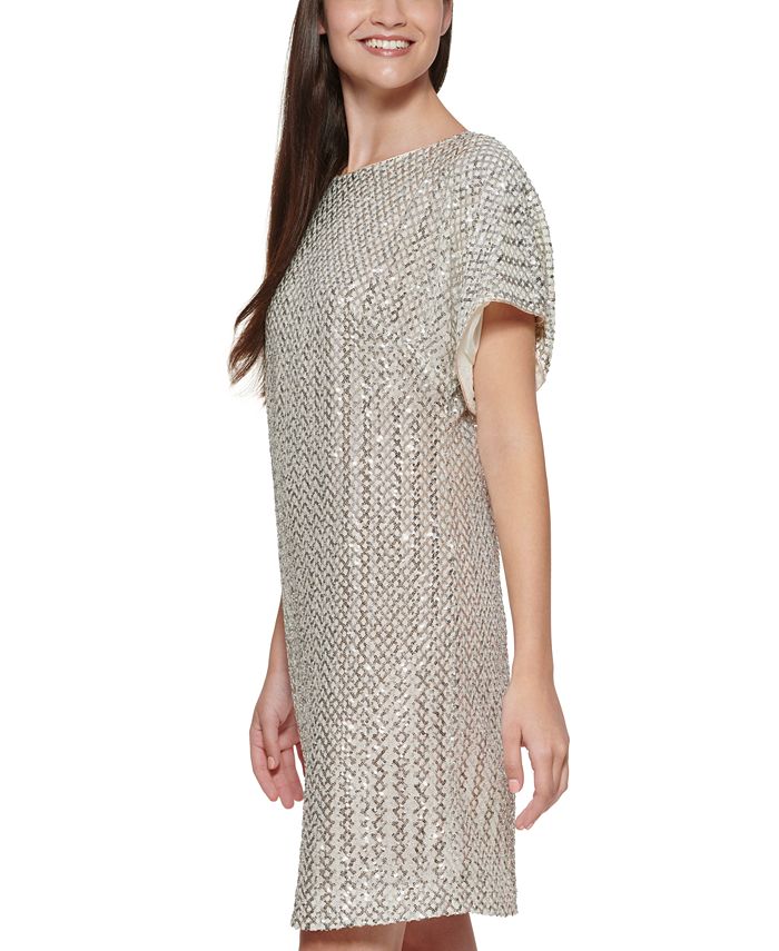 Vince Camuto Sequined Sheath Dress - Macy's