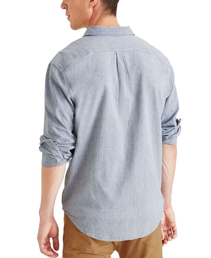 Dockers Men's Two-Pocket Chambray Shirt - Macy's