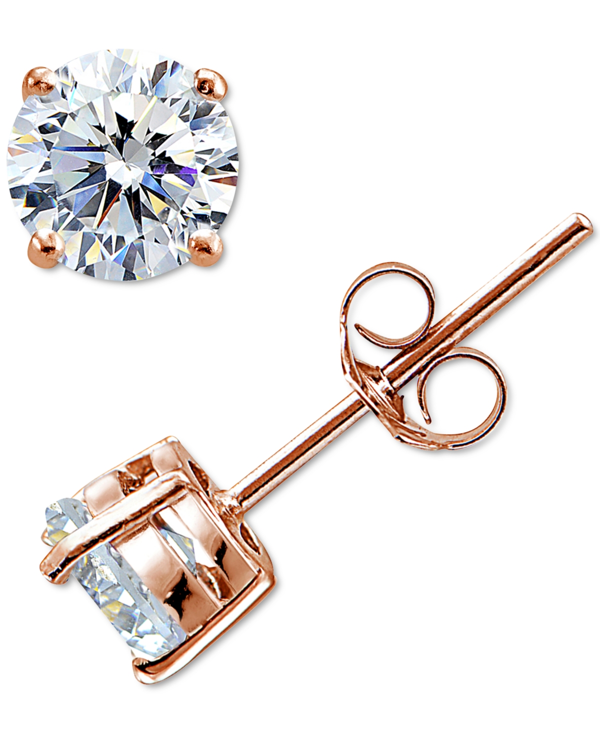 Giani Bernini Cubic Zirconia Sterling Silver Stud Earrings, Created for Macy's