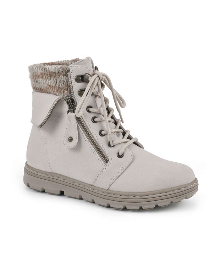 Cliffs by White Mountain Women's Kaylee Lace-Up Boots - Macy's