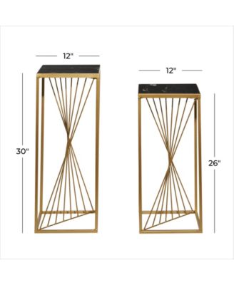 Contemporary Accent Table, Set of 2