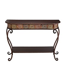 Traditional Metal Console Table