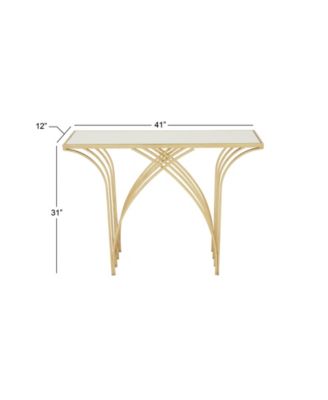 Modern Metal Console Table