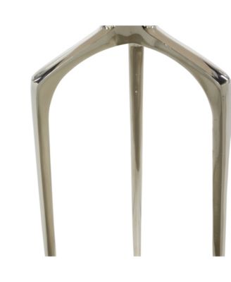 Contemporary Round Raised Edge Accent Table