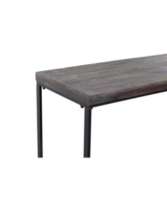 Contemporary Metal Console Table