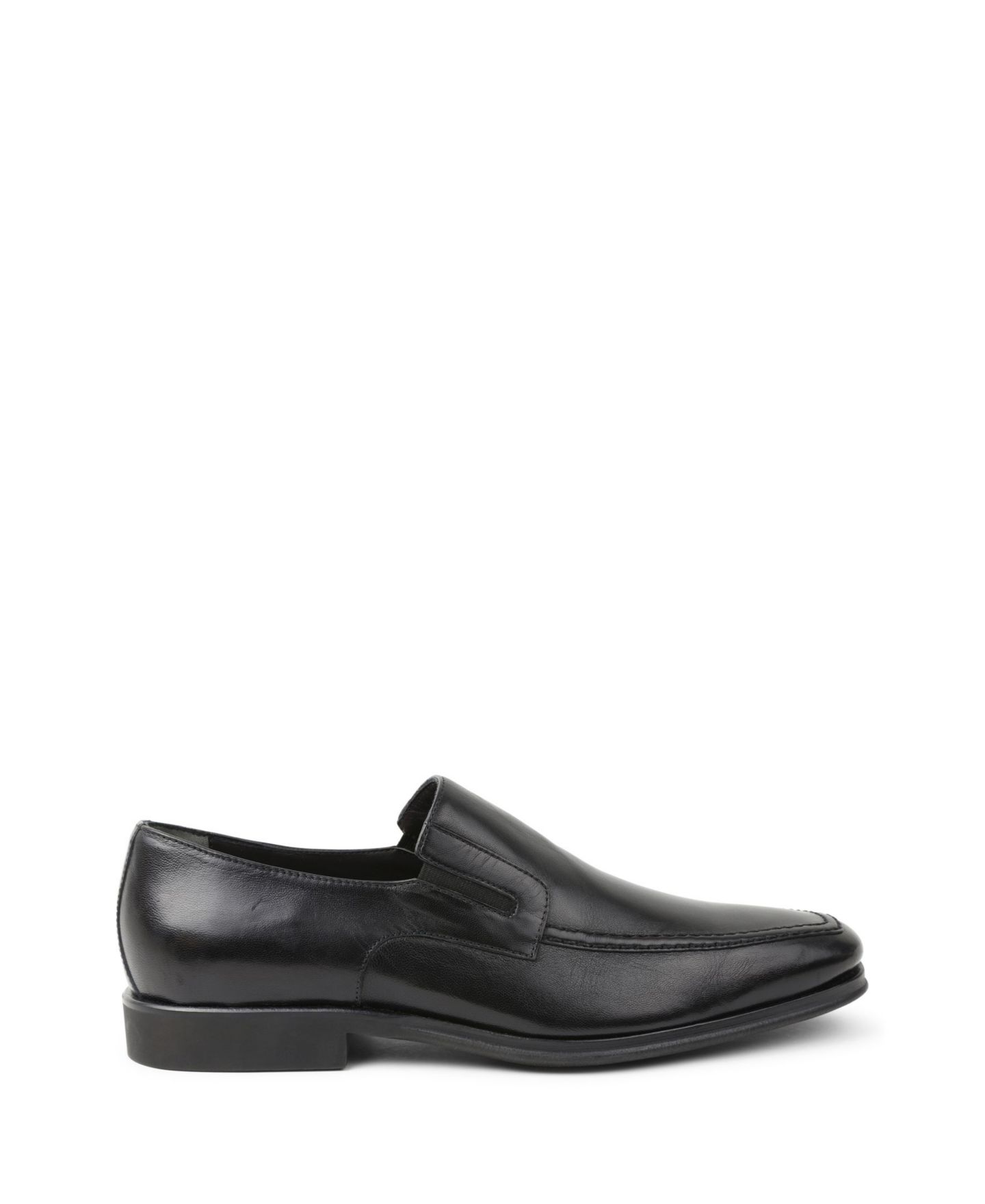 Мужские туфли Bruno Magli Raging Nappa Slip On Dress Shoes, цвет: Чёрный — фото 2