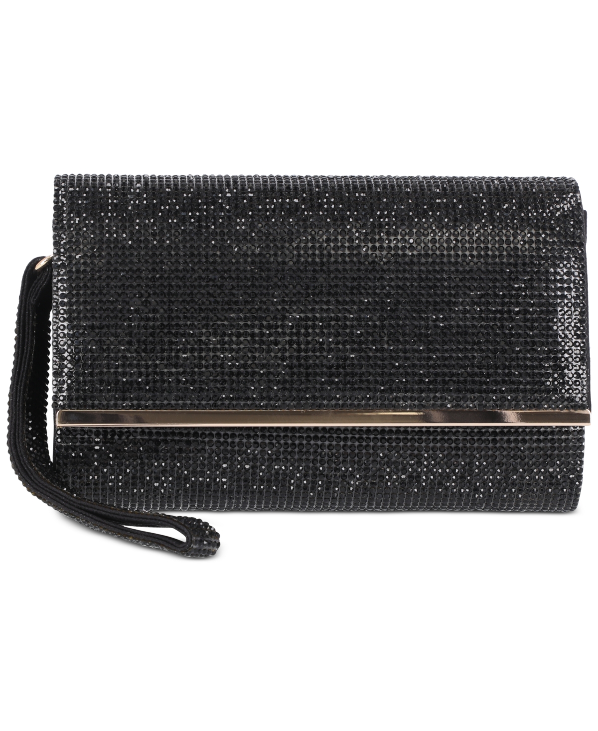 Inc International Concepts Averry Tunnel Convertible Clutch Crossbody, Created For Macy's In Black