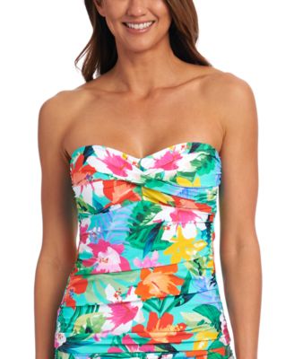 la blanca bandeau tankini