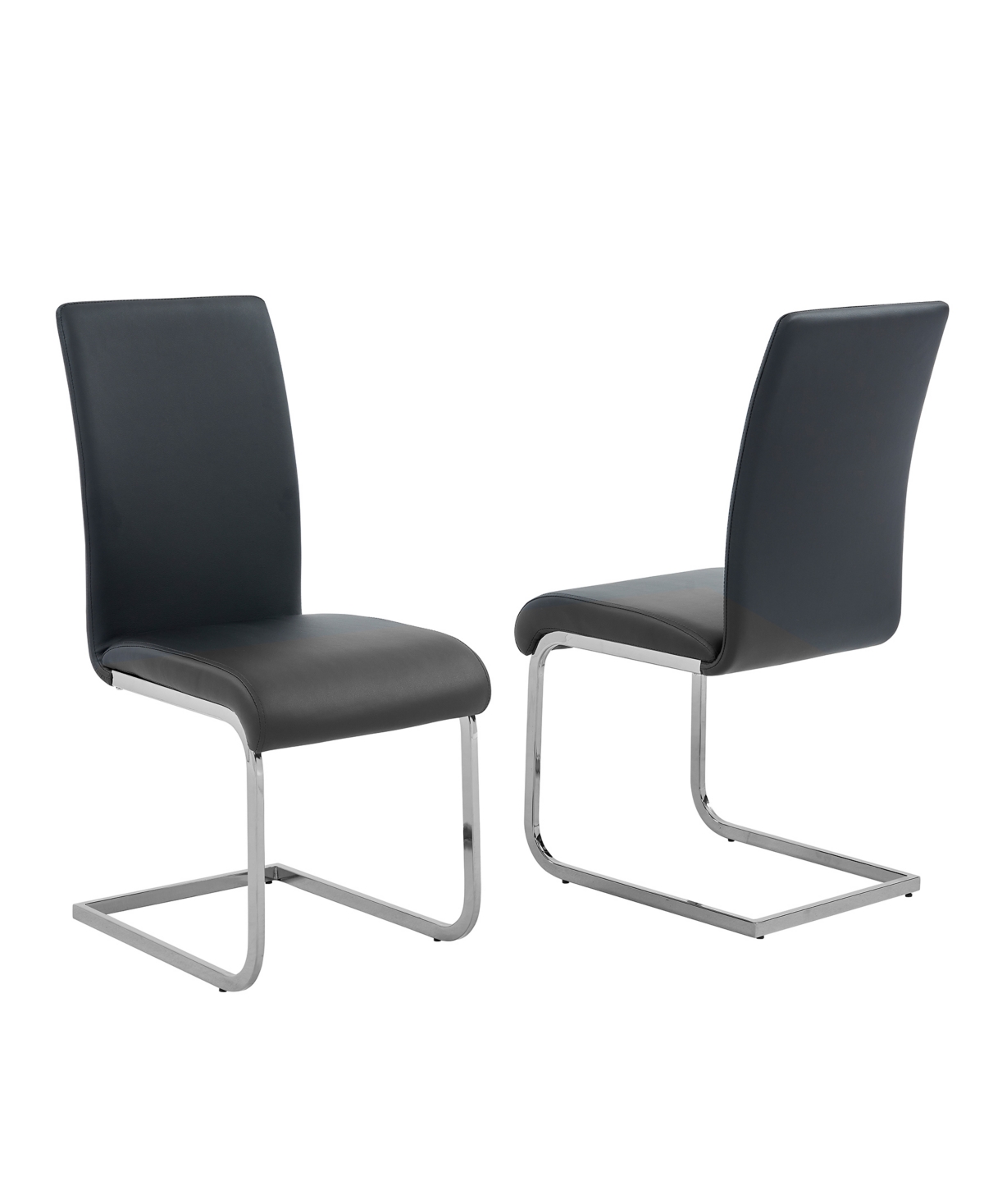 Shop Best Master Furniture Alison Modern Dining Side Chairs, Set Of 2 In Black
