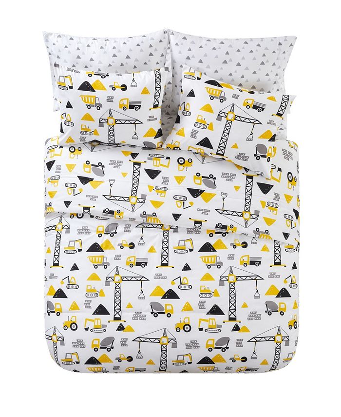 Olivia & Finn Construction Trucks 5 Piece Comforter Set, Twin Macy's