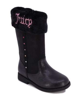 Juicy Couture Black Fur Lined Boots shops