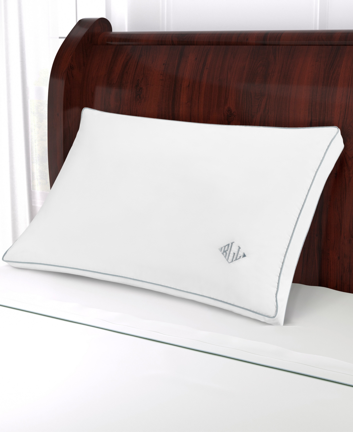 Lauren Ralph Lauren Monogram Gel Fibre Sateen Pillow, King