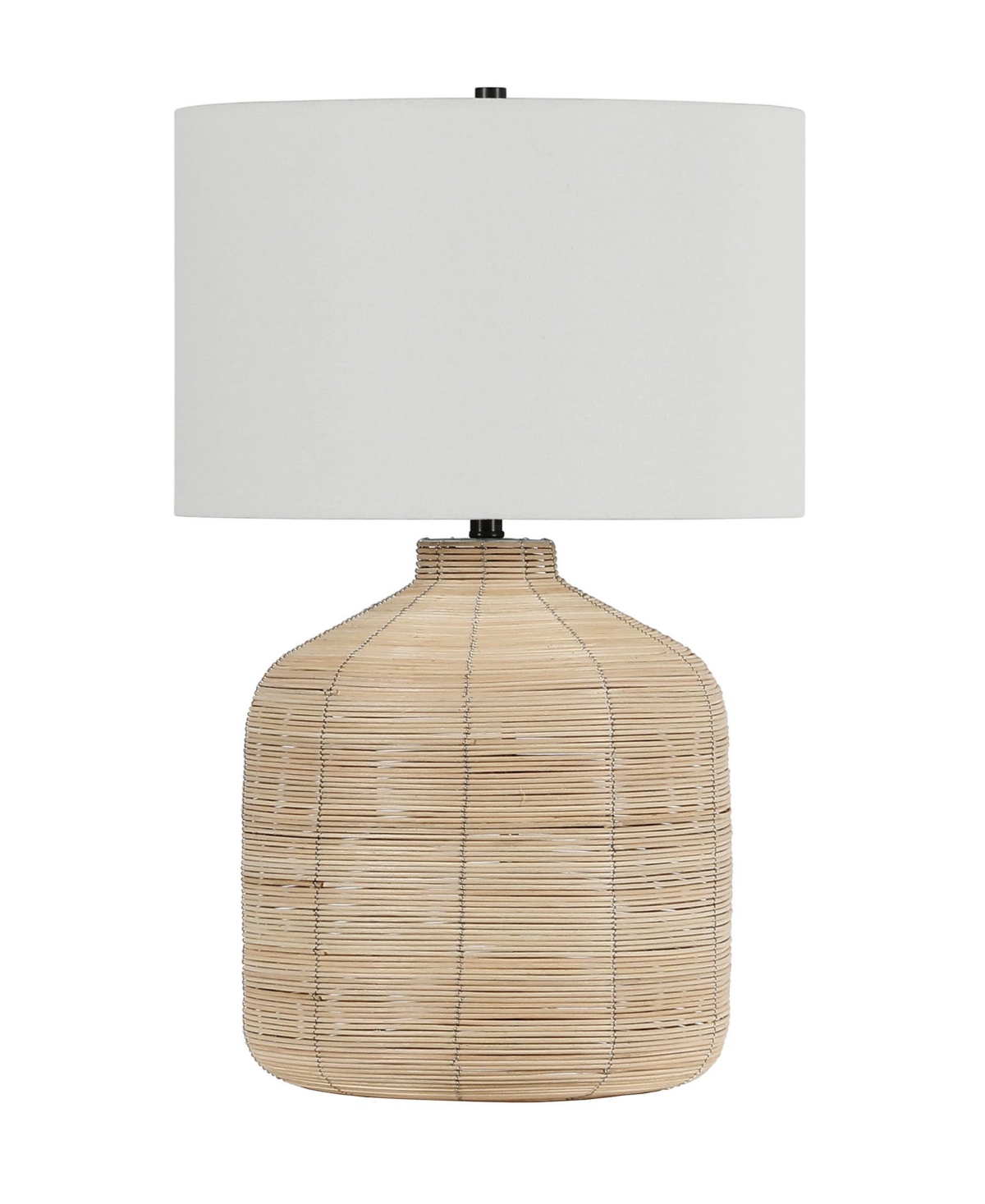 Camden&Wells - Jolina Table Lamp - Natural Rattan/Brass