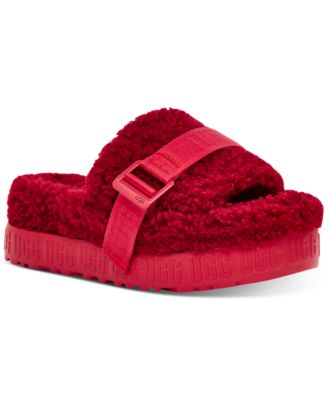 womens ugg slippers red