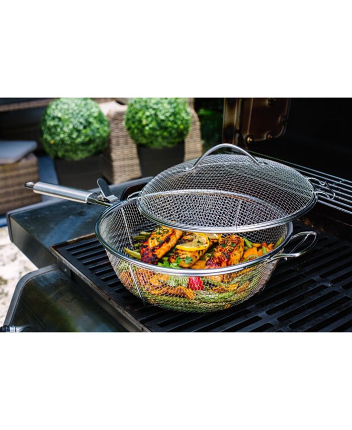 Sedona Stainless Steel Grill Basket Macy's