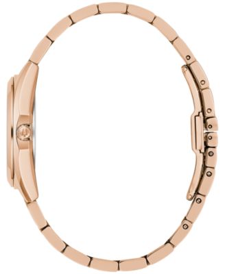 Women's Surveyor Diamond Accent Rose Gold-Tone Stainless Steel Bracelet Watch 31mm