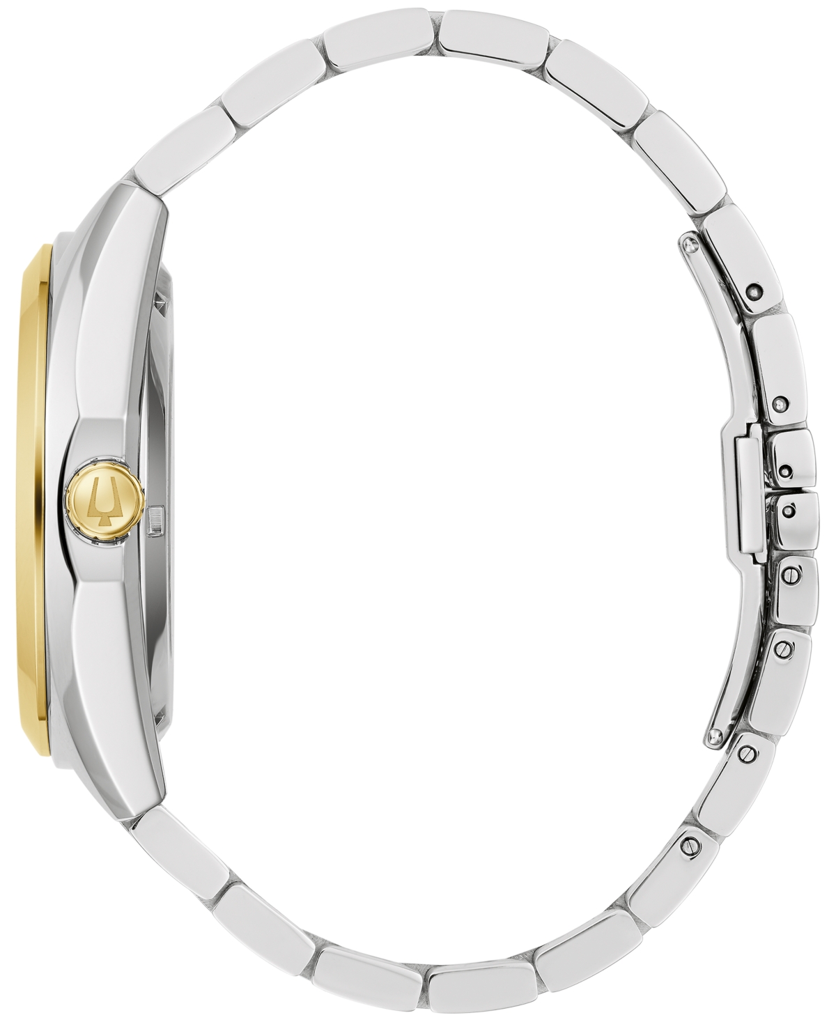Bulova Men's Automatic Surveyor Gold-Tone Stainless Steel Bracelet Watch 42mm - Two-tone