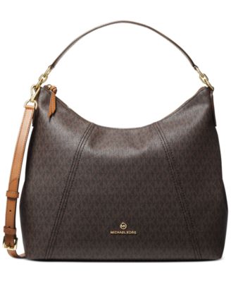 michael kors large leather hobo