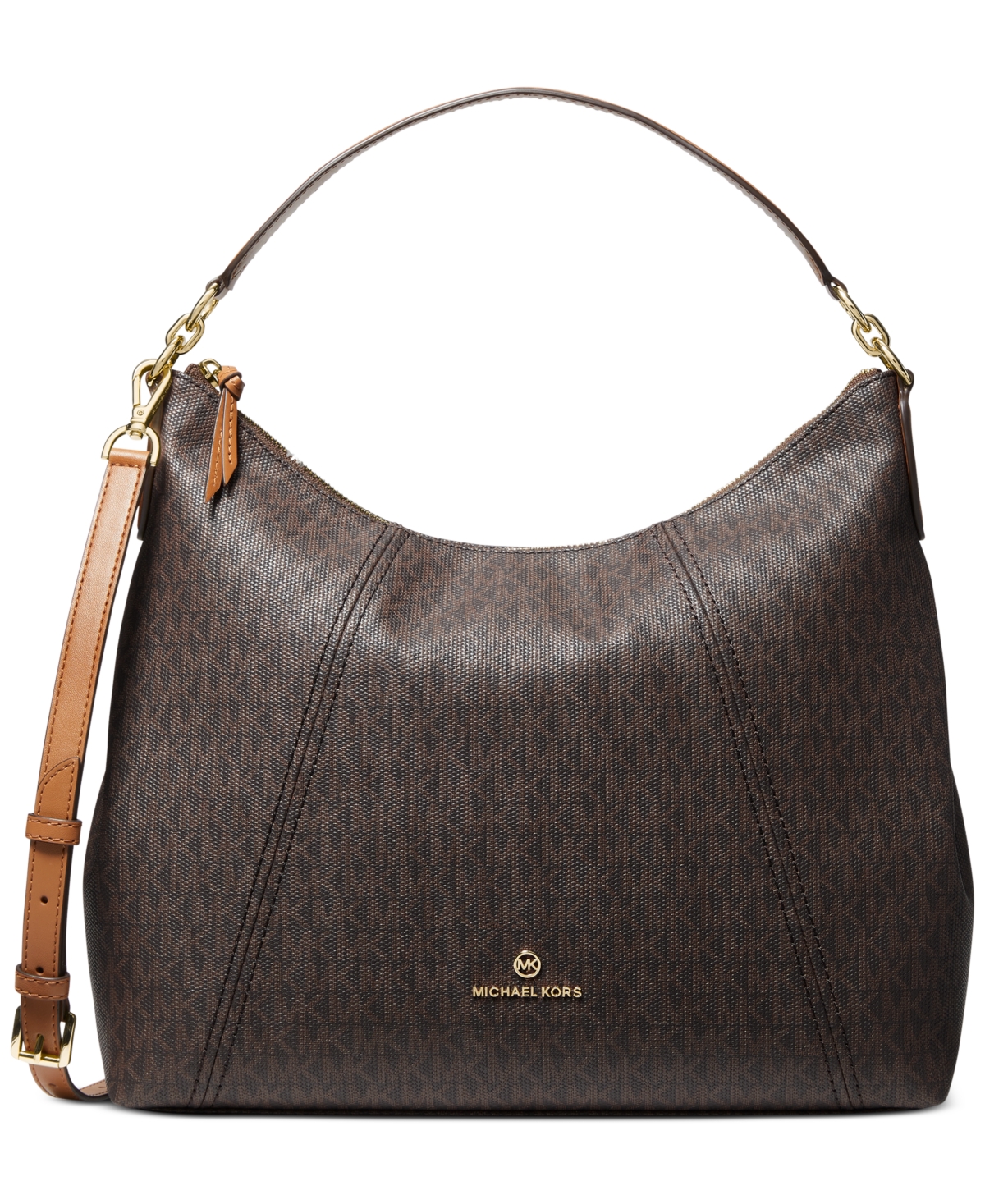 Michael Kors Signature Sienna Large Convertible Shoulder Bag & Reviews -  Handbags & Accessories - Macy's