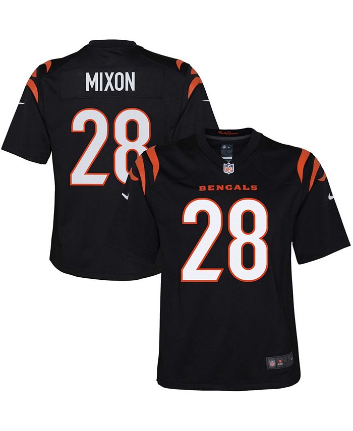 Big Boys and Girls Joe Mixon Black Cincinnati Bengals Game Jersey