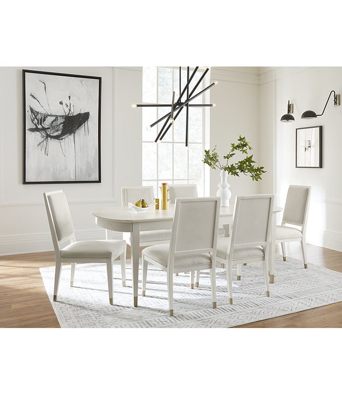 Universal Miranda Kerr 7pc Dining Set (Rectangular Table & 6 Side
