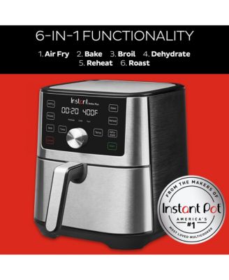 Instant Pot Vortex Plus 6 Qt. 6-in-1 Stainless Steel Air Fryer - Macy's