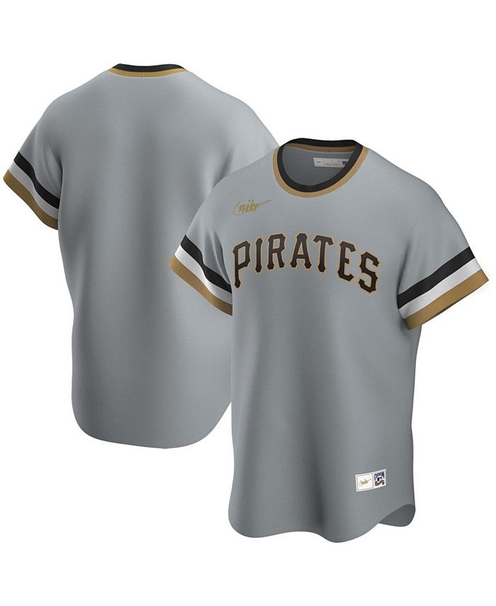 Nike Men's Gray Pittsburgh Pirates Road Cooperstown Collection