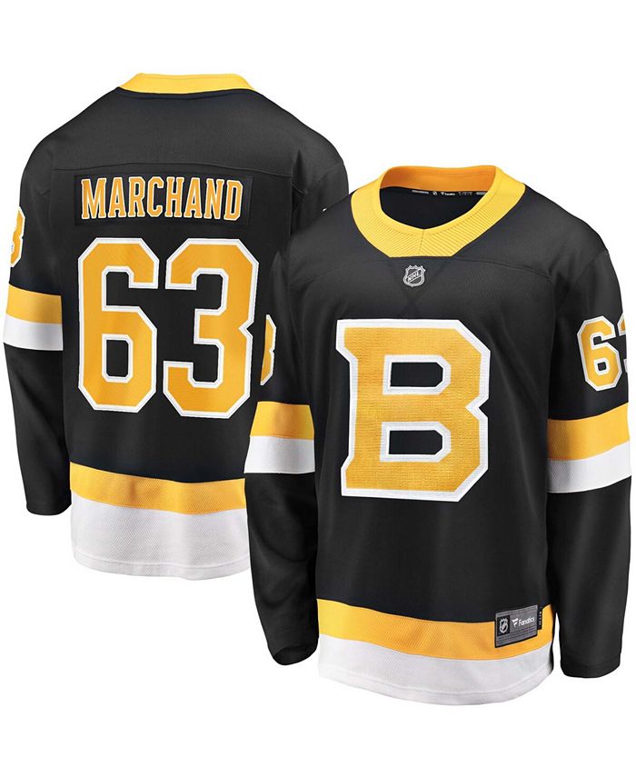Fanatics Men s Brad Marchand Black Boston Bruins Alternate Premier