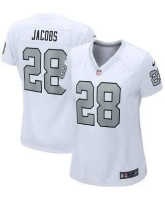 Men's Nike Josh Jacobs White Las Vegas Raiders Alternate Game Jersey