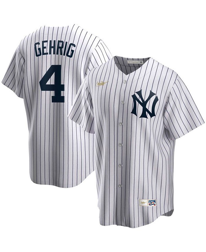 Nike Men's Lou Gehrig White New York Yankees Home Cooperstown Collection  Player Jersey - Macy's