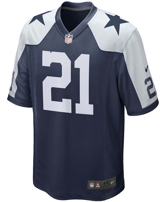 Nike Men's Ezekiel Elliott Navy Dallas Cowboys Alternate Game Team