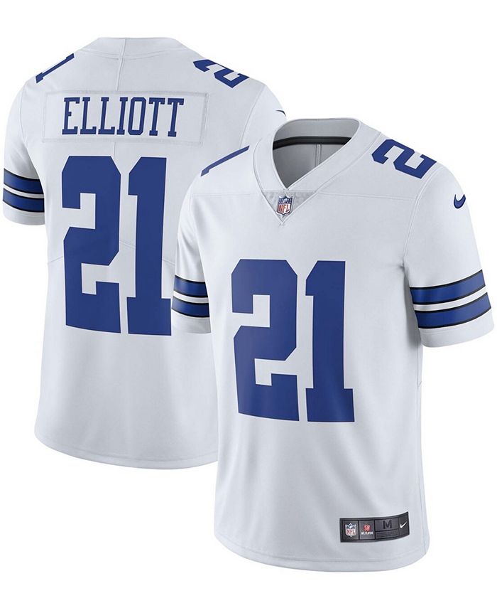 Nike Men's Ezekiel Elliott White Dallas Cowboys Vapor Elite Jersey - Macy's