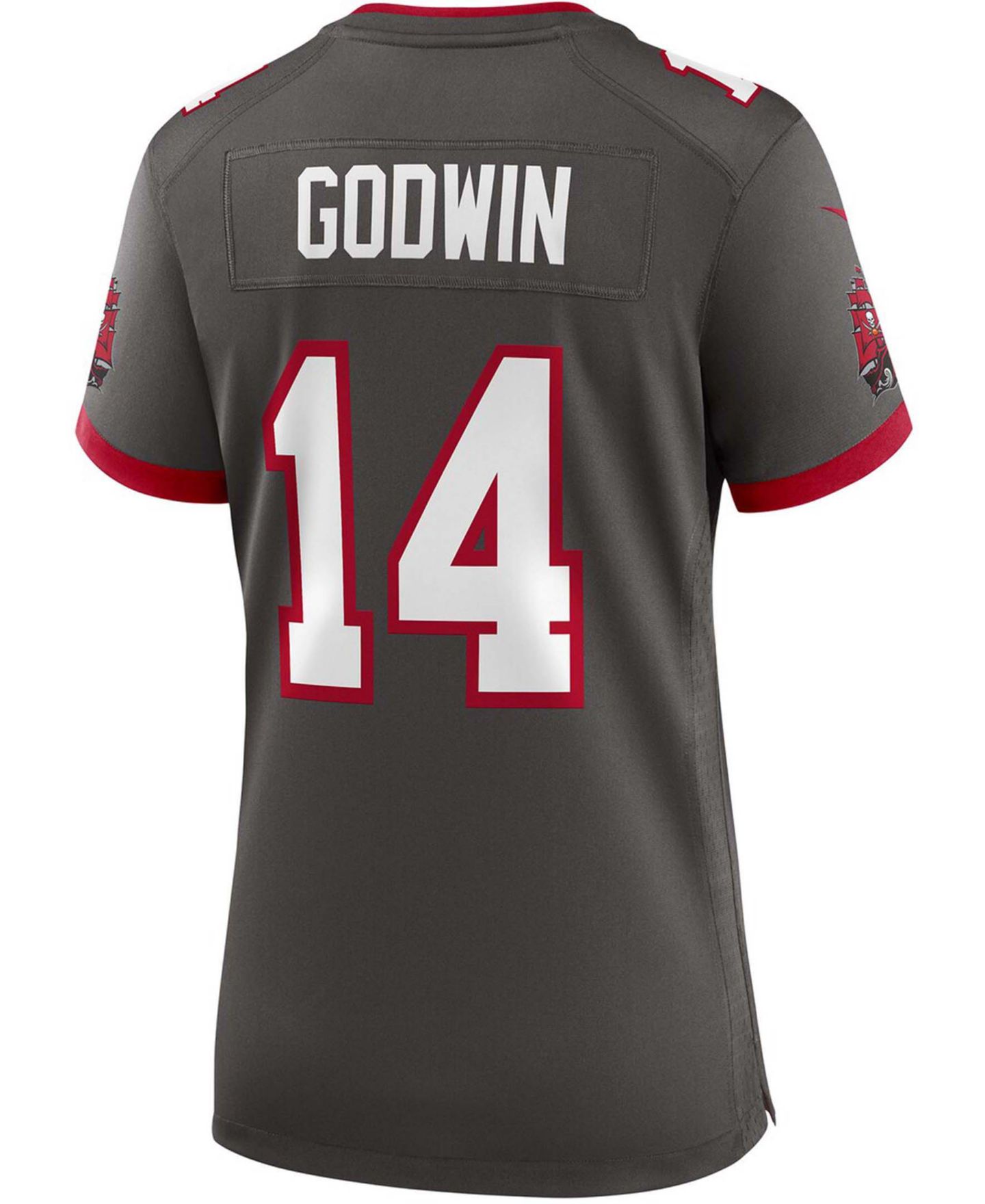 Женский топ Nike Chris Godwin Tampa Bay Buccaneers Alternate Game Jersey, цвет: Оловянный — фото 3