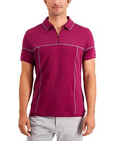 Men's Colorblocked Reflective Polo Shirt, Created for Macy's