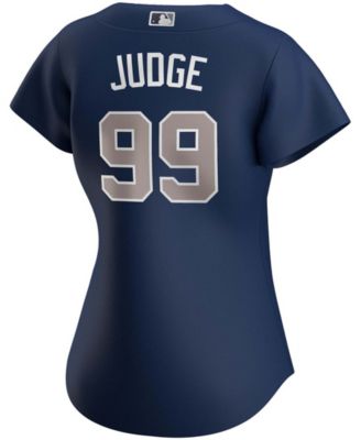 New York Yankees Split Nike Jersey Aaron Judge Navy-White Splicing