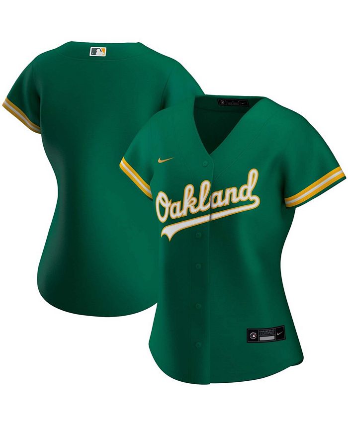 Nike Men's Dri-Fit Team (MLB Oakland Athletics) T-Shirt in Green, Size: Small | NKM438YFZ-KT4